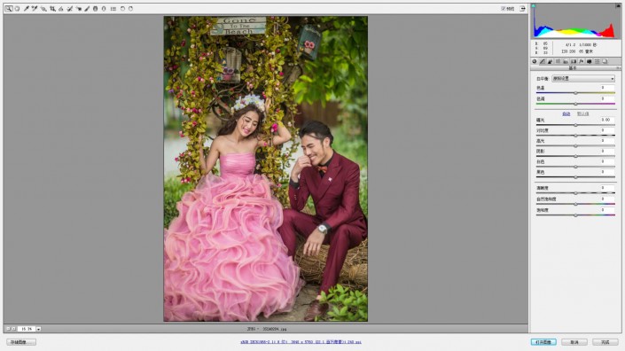 PS调出小清新风格的婚纱照效果 PS调出小清新风格的婚纱照效果