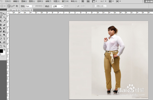 PS给胖妹瘦小粗腿修小短腿以及液化瘦脸瘦身,PSDEE.COM