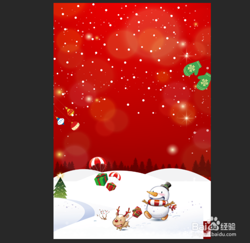 PS制作浓浓圣诞节氛围的海报,PSDEE.COM