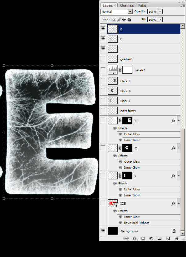 超详细！PS制作冰块积雪结合的冰雪字教程,PSDEE.COM