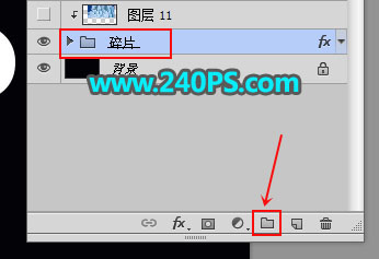 Photoshop制作冬季碎裂的冰块字效果,PSDEE.COM