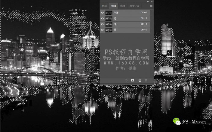 PS快速打造出紫色炫光夜景效果,PSDEE.COM