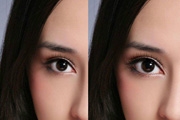 PS中常用的两种眼睛变大方法/秒变大眼睛
