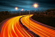 Photoshop给公路图片加上漂亮的夜景灯光效果