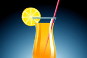 Photoshop打造一杯鲜美的橙汁