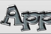 PS制作金属玻璃文字特效